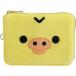  Rilakkuma мягкая игрушка чехол для пропуска желтый itoli чехол для проездного билета сумка Mini сумка квадратное сумка цепочка для ключей есть внутри карман есть 