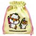  Coro Coro Kuririn SaGa la вышивка мешочек сумка пакет ... бардачок retro 825526