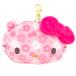  Hello Kitty лицо чехол для пропуска мир смешанные товары 598389 японский стиль мир рисунок мягкая игрушка сумка катушка есть чехол для проездного билета розовый распродажа * упаковка не возможно . один человек sama 2 пункт ограничение 