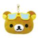  Rilakkuma лицо чехол для пропуска Rilakkuma катушка имеется da ikatto лицо ячейка для монет бардачок установленный срок талон inserting IC карта inserting 619442
