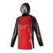  Gamakatsu одежда GM3736 2WAY принт Zip рубашка f-ti красный M