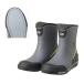  Daiwa DB-2412 Short Neo deck boots gray M(25.0-25.5cm)(qh)