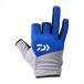 Daiwa защищающий от холода перчатки DG-8922W. способ перчатка 3шт.@ cut голубой серый L