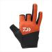  Daiwa защищающий от холода перчатки DG-8922W. способ перчатка 3шт.@ cut hot orange S