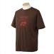[ есть перевод ] orange голубой одежда MZAP-766mazume prime Flex футболка Logo Brown M