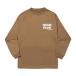 [ есть перевод ] высокий пять Factory Conte .nyuas Logo dry LS TEE (Continuous Logo Dry LS TEE) Brown S