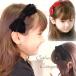 ベロアリボンカチューシャ ヘアアクセサリー キッズ 女の子 ONB LR [TS]