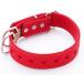 petio - -ti flat ошейник красный для средних собак 30mm