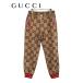 GUCCI jumbo GG100 anniversary commemoration брюки-джоггеры M (175/82A) бежевый 