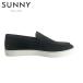  Perry ko Sunny BARTEX замша кожа туфли без застежки спортивные туфли новый товар 44 NERO/ черный бесплатная доставка стандартный товар 