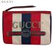GUCCI диагональный tela порог двери vi клатч парусина Old Logo 524788 - голубой × красный × белый 