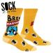  носки мужской носки общий рисунок пиво еда . рука носки Brew Master Sock It To Me