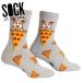  носки носки женский носки общий рисунок Corgi собака животное пицца еда Best Friends Sock It To Me