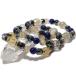  Power Stone bracele is possible to choose 3 kind rutile quartz lapis lazuli lapis luck with money work better fortune .. natural stone 