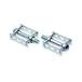 (MKS/mikasima) ( bicycle for flat pedal ) silver n Stream pedal SL