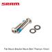 SRAM ����� Flat Mount Bracket Mount Bolt (Titanium 15mm) ��ž���ѥ֥졼����Ϣ����