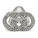  Gucci GUCCI 2026 осень-зима женский crystal имеется Inter locking G шарф кольцо [ серебряный цветный ][ бесплатная доставка ][ стандартный товар ]