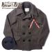  Brown z пляж бушлат бушлат P-COAT пляж Cross BBJ10-007 BBJ-007 BROWN'S BEACH
