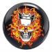 Brunswick PRE-DRILLED Flaming Skull Viz-A-Ball 16lbs
