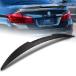 HK5 W-Power ABS Plastic V-Style Rear Trunk Lid Spoiler Wing Compatible with 2011 - 2016 BMW M5 5-Series Sedan F10 F18, 2012 2013 2014 2015 (Matt Black
