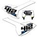 2017-2019 TE SG64 Custom MX Number Plates Senge Graphics Kit Compatible with Husqvarna