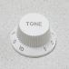 ( почтовая доставка отправка возможно ) Montreux (monto Roo ) Strat Tone Knob Metric White ( товар номер : 8868) ручка 