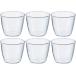 HARIO( HARIO ) сделано в Японии жаростойкий стеклянный пудинг cup 200ml PRC-20-BK 6 шт. комплект прозрачный 