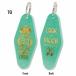  moon I zMOONEYES отель ключ бирка ( зеленый )MOON Equipped Hotel Key Tag (MKR173 TQ)