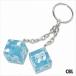  moon I z twin кости кольцо для ключей ( прозрачный голубой ) прозрачный прозрачный цвет MOONEYES