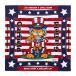  Garfield бандана (GF-00022-2) America герой хлопок хлопок производства симпатичный 53×53cm ланч Cross носовой платок . данный посылка furoshiki квадратный 