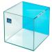  crystal Cube 300(30×30×30cm) задний экран ( Sky голубой ) наклеен завершено 30cm аквариум маленький размер аквариум стекло аквариум . один человек sama 2 пункт ограничение 