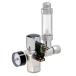  crystal aqua CO2 регулятор разъем спикон * электромагнитный .* регулятор в одном корпусе маленький размер баллон сжатого газа для водоросли 2 кислота . уголь элемент 