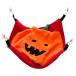 小動物のハンモック　ハロウィンかぼちゃ　Ｌサイズ　ハンドメイド　フェレット　チンチラ