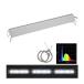 a черный TRIANGLE LED BRIGHT 600 4200lm высота интенсивность излучения водоросли аквариум освещение тропическая рыба аквариум свет 60cm