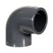 DIN стандарт 90° патрубок серый 32mm