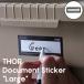( THOR / Document Sticker "Large" )so- стикер Large контейнер box BOX место хранения кемпинг уличный наклейка Logo хранение 