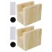 logyues 2 штук мебель soft футов стол для вмятина type сосна дерево паз ширина 4cm 10x5x4cm из дерева дерево цвет 