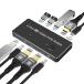 FDBRO 2 порт 8K HDMI 2.1 KVM переключатель 2 ввод 1 мощность 8K@60Hz 4K@120Hz 2PC из 1 монитор, клавиатура / мышь /U