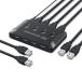xiwai KVM USB 2.0 переключатель селектор 4 порт PC вместе иметь 4 шт. tebai ski board мышь сканер pli