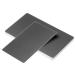 PATIKIL 0.45 mm metal business card 12 piece blank business card sculpture aluminium DIY gift card for black ma