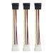 Cable Matters 3ܥå å SATA Ÿ֥ - 15cm4ԥMolex - SATA ֥