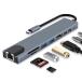 Besince Type-cϥ 8in1 8K60Hz USB2.0 ®ǡ̿ PD® HDMI LAN 100W ͥå 100Mbps 4K