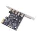 Xiwai USB PCI-E Express карта 1 листов USB3.1 Gen1 5Gbps двойной Type-A &amp; Type-C USB-C женский - PCI-E адаптер 