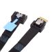 NFHK PCI-E 5.0 Mini Cool Edge IO MCIO PCI-E 4i 38 булавка мужской - SFF-8654 тонкий линия 4Xek stain da- кабель 