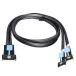 xiwai PCI-E 5.0 MCIO STR PCI-E Mini Cool Edge IO 8i 74 булавка мужской - двойной MCIO 38 булавка мужской высокая скорость ek stain da