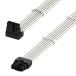 LINKUP - AVA Left Angle 600W PCIE 5.0 16Pin (12+4) High Current Power Cable | Ϥդ꡼֥16AW