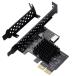 PCIE USB3.1 передний модель E 10 Gbps повышение карта PCI Express 3.0 X2 адаптор ASM3142la