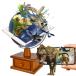 shi... глобус FUN GLOBE (20cm( синий * из дерева подставка ))
