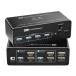 HDMI Displayport KVM переключатель 2PC переключатель 2 монитор одновременно SW622N двойной монитор HDMI2.1 PC PS5 PS4 соответствует 