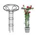 Caroeas сад обелиск зонт type шпалера высота 140cm садоводство фигурная скобка металлический простой сборка высота регулировка возможно 